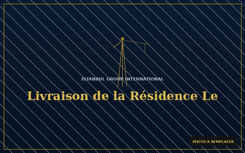 Livraison de la Résidence Les Oliviers à Chéraga